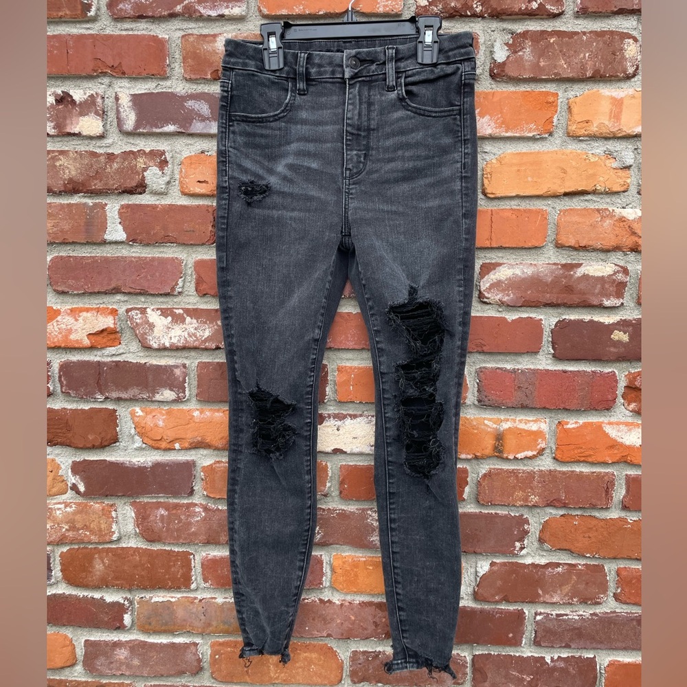 EUC American Eagle Super High Rise Jeggings